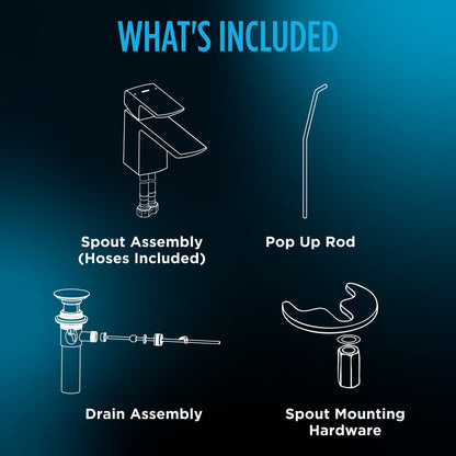 Bathroom Sink Faucet - Deck Mount - 1.2 GPM