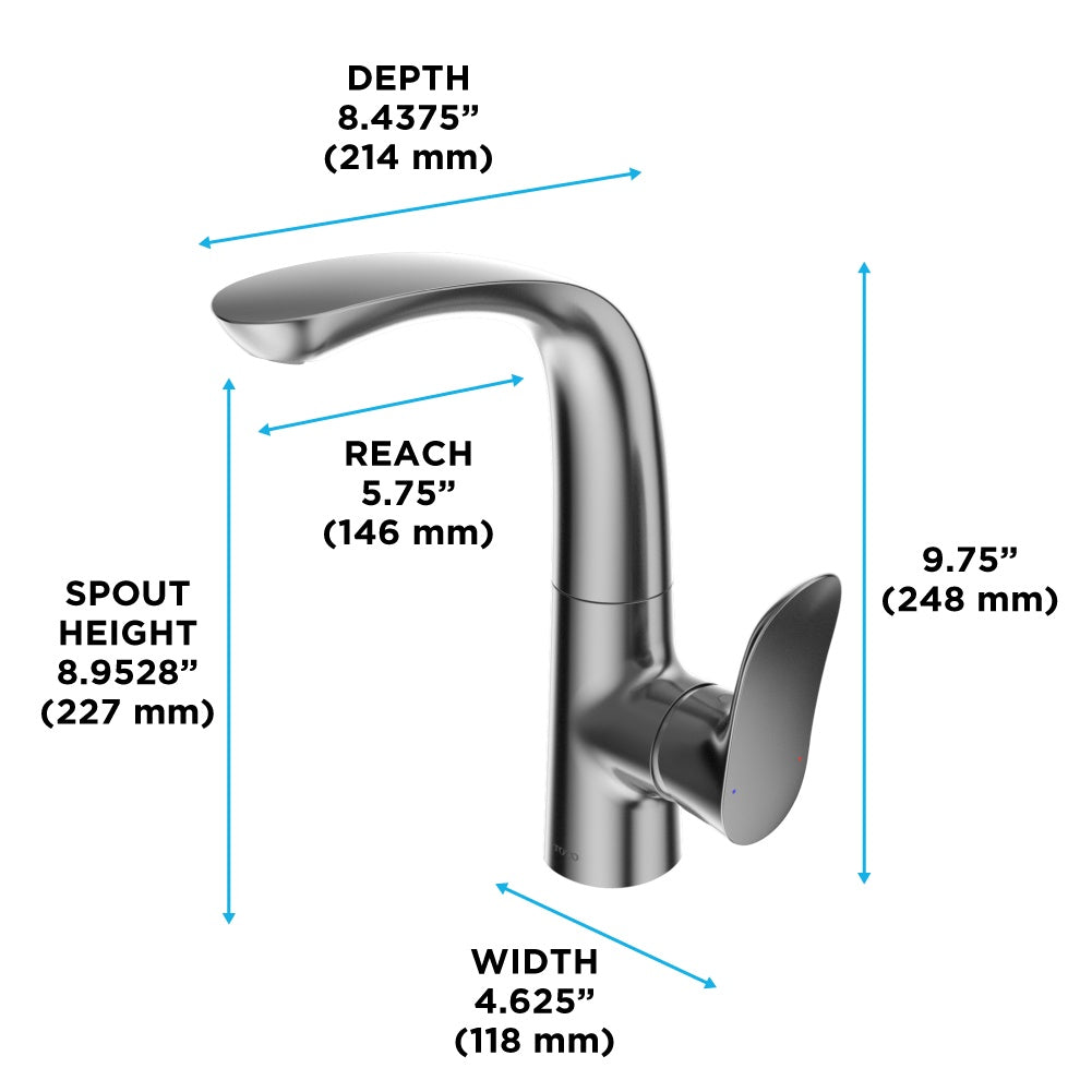 Bathroom Sink Faucet - Deck Mount - 1.2 GPM