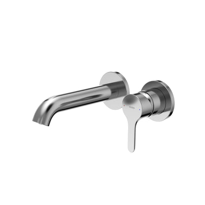 lb Series - Short Bathroom Faucet - Brass - Wall Mount