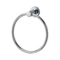Toto® YTT406U#CP Wall Mount Round Towel Ring, 6-1/16 in Dia Ring, 6-11/16 in OAH x 2-3/16 in OAD, Zinc Alloy/Stainless Steel, Import