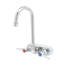 T & S B-1146-02A Workboard Mixing Faucet, Polished Chrome, 4 in Center, 2.2 gpm