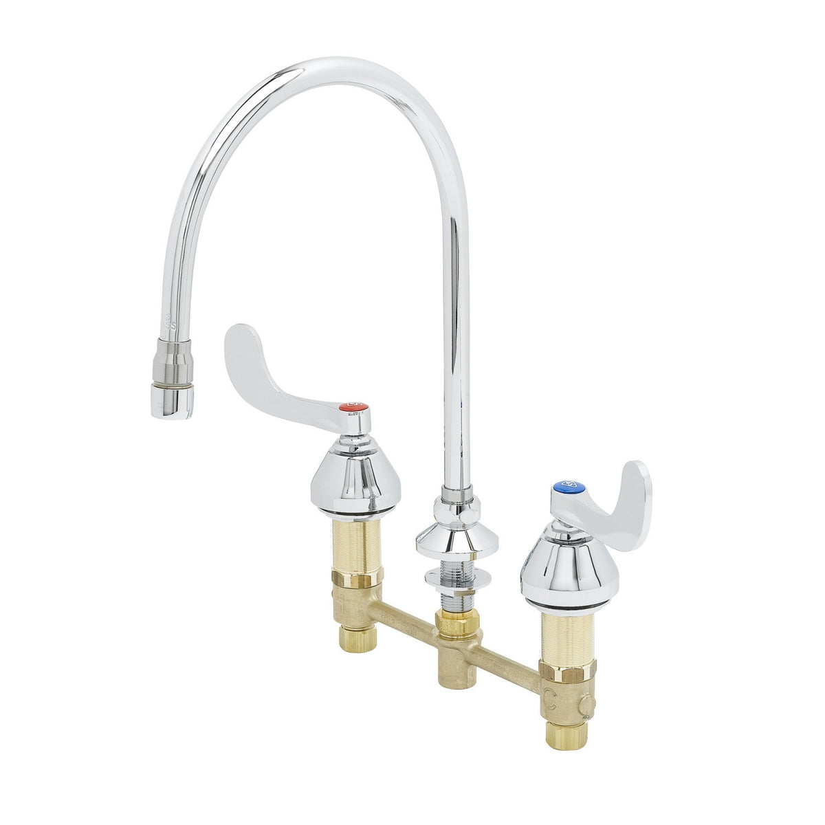 T & S B-2862-WS Medical Faucet, 1.5 gpm Flow Rate, 8 in Center, Polished Chrome