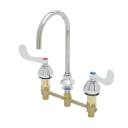 Concealed Widespread Bathroom Manual Faucet - 1.6 GPM