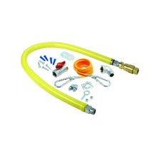Safe-T-Link HG-4D-36K Gas Appliance Connector, 3/4 in Nominal, MNPT End Style, 220000 Btu/hr Flow Rate, 36 in L, Import