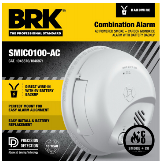 120V Smoke/CO Alarm