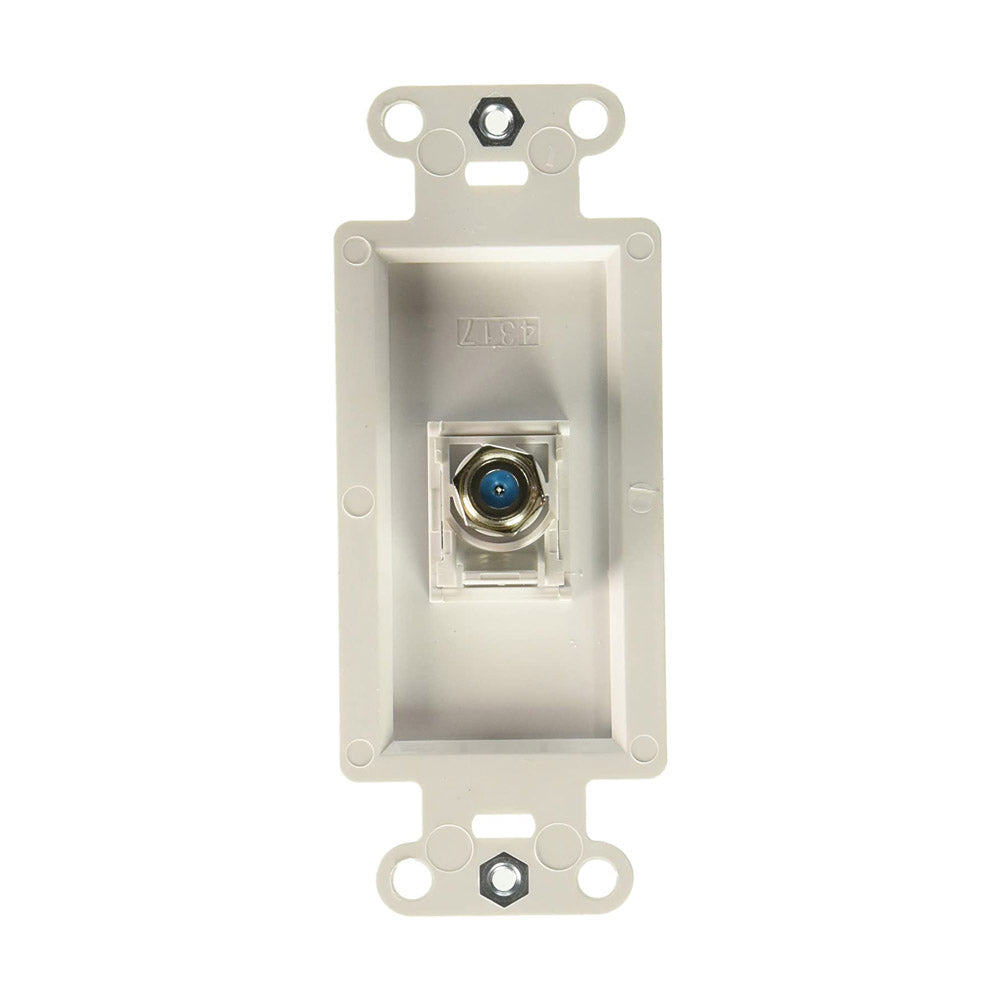 1Port Coax Wall Jack