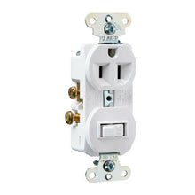 15A WHT Switch/Outlet
