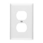 White 1G 1DPLX Wall Plate - TV467236