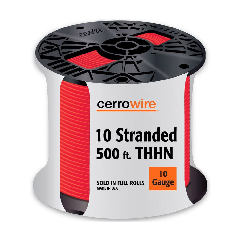 500'RED 10 Str BLDGWire