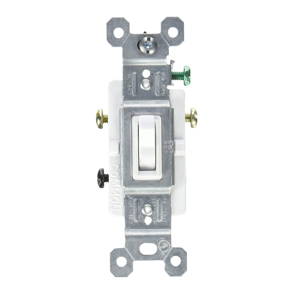 15A WHT 3WY TOG Switch