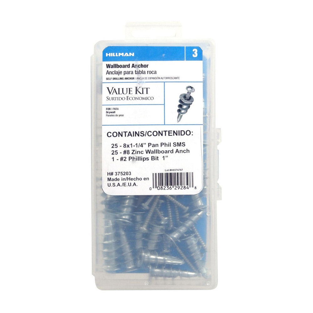 51PC Zinc EZ Anchor Kit