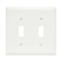 WHT 2G 2TOG Wall Plate