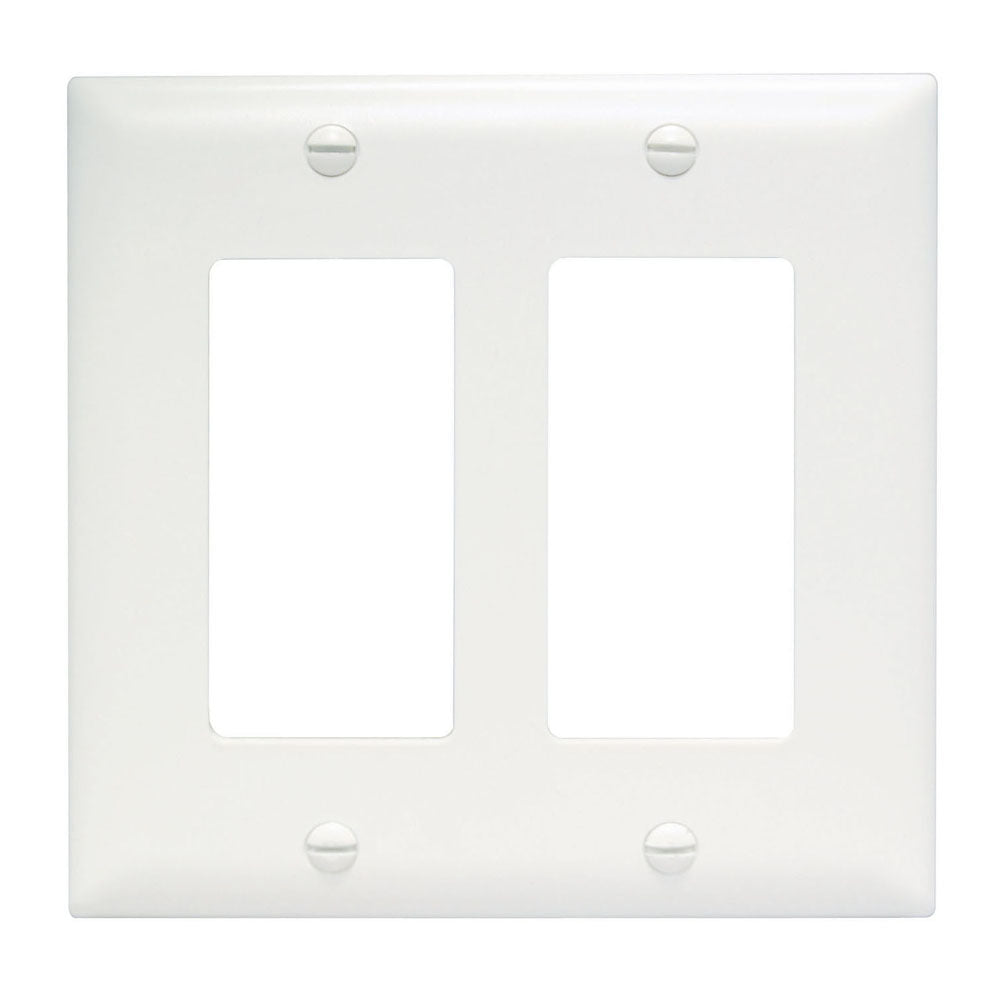 WHT 2G Decor Wall Plate