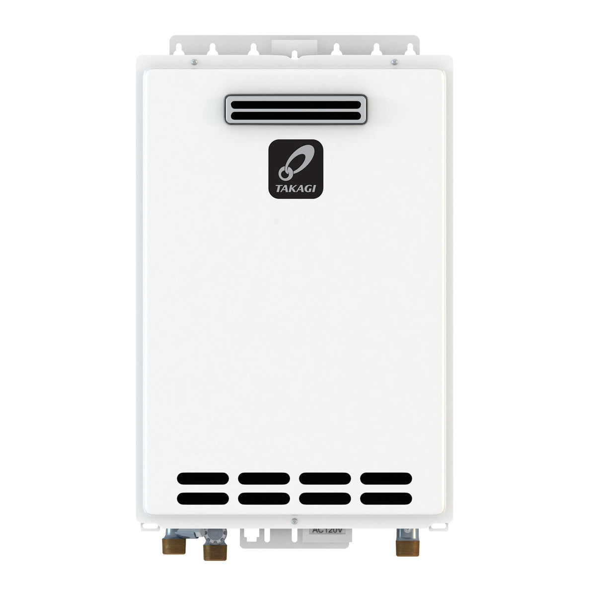 Takagi 100123279 K4 Tankless Water Heater, Natural Gas Fuel, 190000 Btu/hr Heating, Indoor/Outdoor: Outdoor, Non-Condensing, 8 gpm Flow Rate, 4 in Vent, 0.8, Commercial/Residential