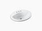 Sanibel™ 20" Oval Drop-In Bathroom Sink