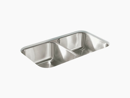 McAllister® 32" undermount double-bowl kitchen sink