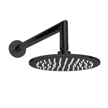 THERMASOL® 15-1011-MB 1-Function Modern Rain Shower Head, 1.6 gpm Flow Rate, 100 Sprays, 3 in H x 8 in W Head