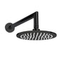 THERMASOL® 15-1011-MB 1-Function Modern Rain Shower Head, 1.6 gpm Flow Rate, 100 Sprays, 3 in H x 8 in W Head
