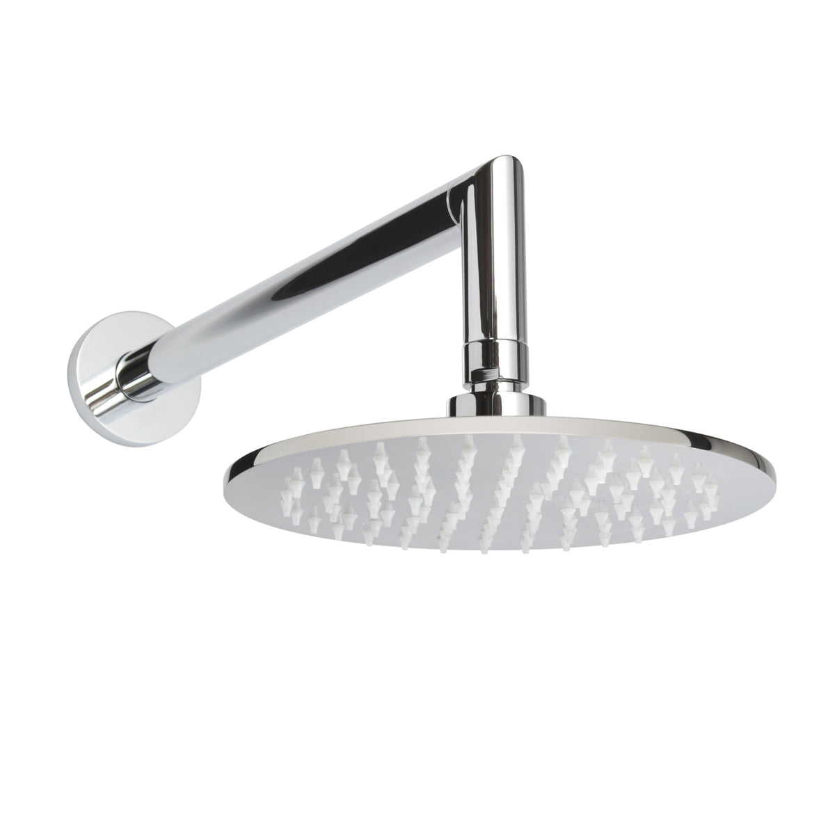 THERMASOL® 15-1011-PC 1-Function Modern Rain Shower Head, 1.6 gpm Flow Rate, 100 Sprays, 3 in H x 8 in W Head, Domestic