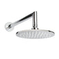 1-Function Modern Rain Shower Head - Polished Chrome