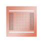 Hydrovive - 1-Function Modern Rain Shower Head - Copper