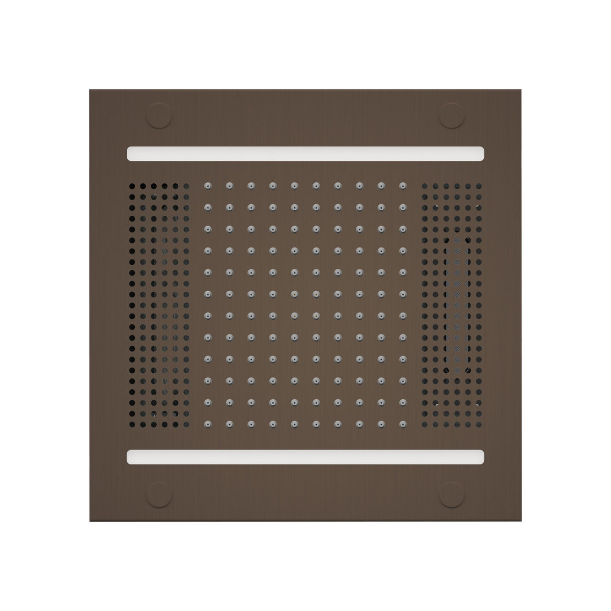Hydrovive - 1-Function Modern Rain Shower Head - Brass