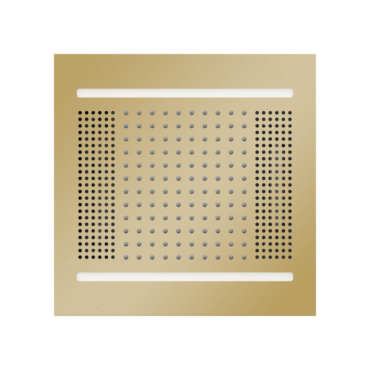 Hydrovive - 1-Function Rain Shower Head - Polished Brass