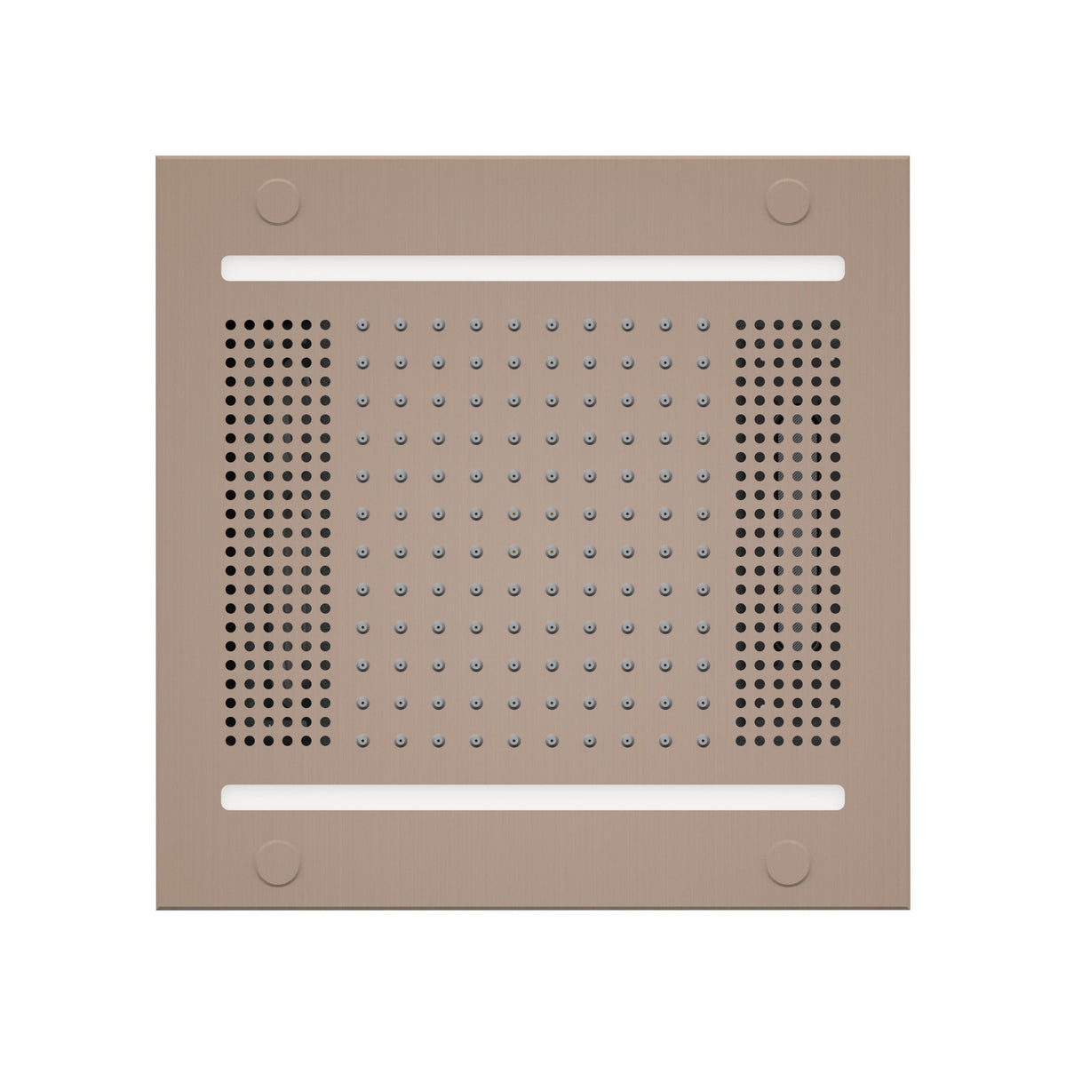 Hydrovive - 1-Function Rain Shower Head - Satin Nickel