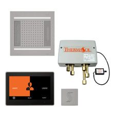 THERMASOL® TWPH1410US-SC Hydrovive Modern Shower Kit, LCD Display, Satin Chrome