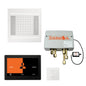 THERMASOL® TWPH1410US-WHT Hydrovive Modern Shower Kit, LCD Display, White