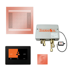 THERMASOL® TWPH147S-COP Hydrovive Modern Shower Kit, LCD Display, Copper