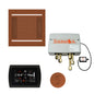 Hydrovive - Modern Shower Kit - Antique Copper - Round Panel