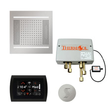 THERMASOL® TWPH14SR-PC Hydrovive Modern Shower Kit, LCD Display, Round Panel, Polished Chrome
