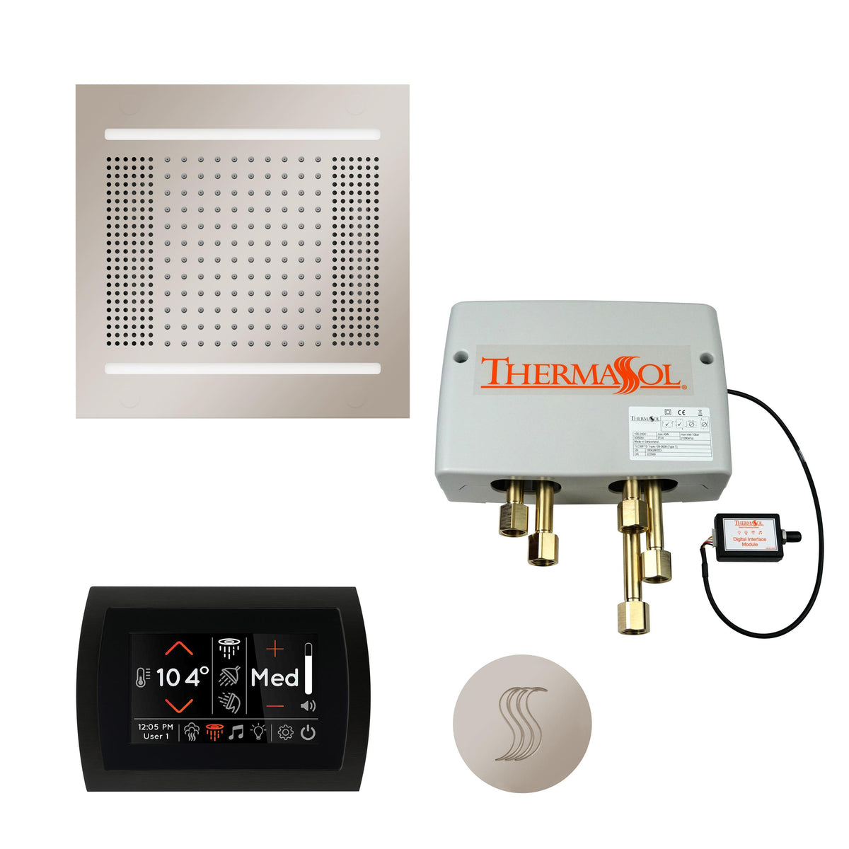 Hydrovive - Modern Shower Kit - TWPH14SR-PN