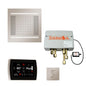 THERMASOL® TWPH14SS-PN Hydrovive Modern Shower Kit, LCD Display, Square Panel, Polished Nickel