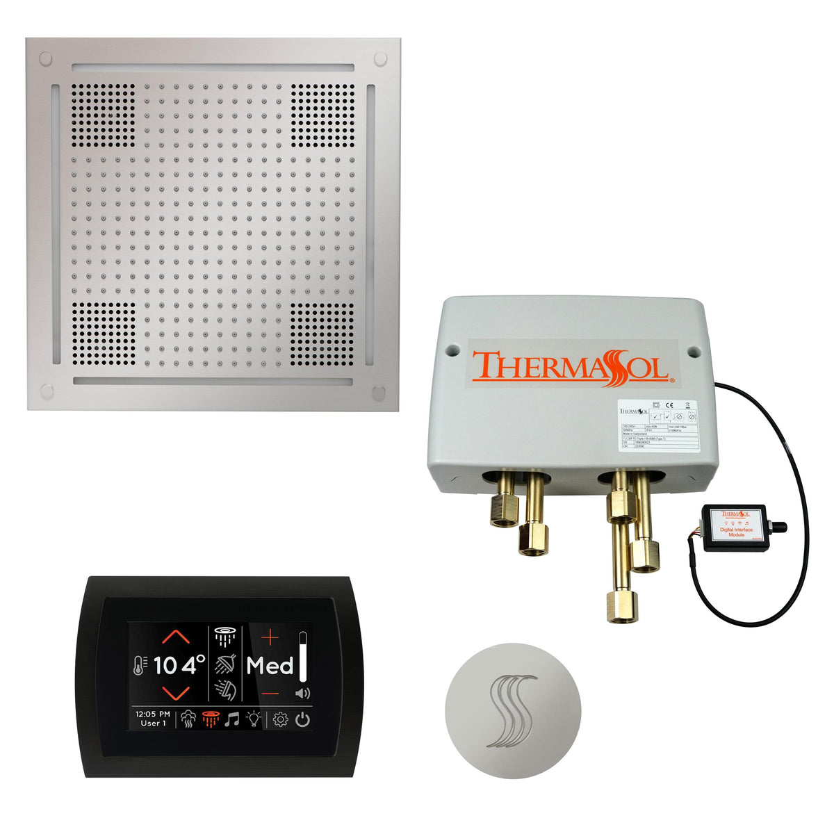 Hydrovive - Modern Shower Kit - TWPHSR-PC
