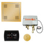 Hydrovive - Modern Shower Kit - Polished Gold - Round Panel