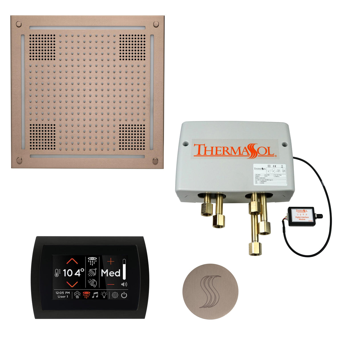 Hydrovive - Modern Shower Kit - TWPHSR-SN
