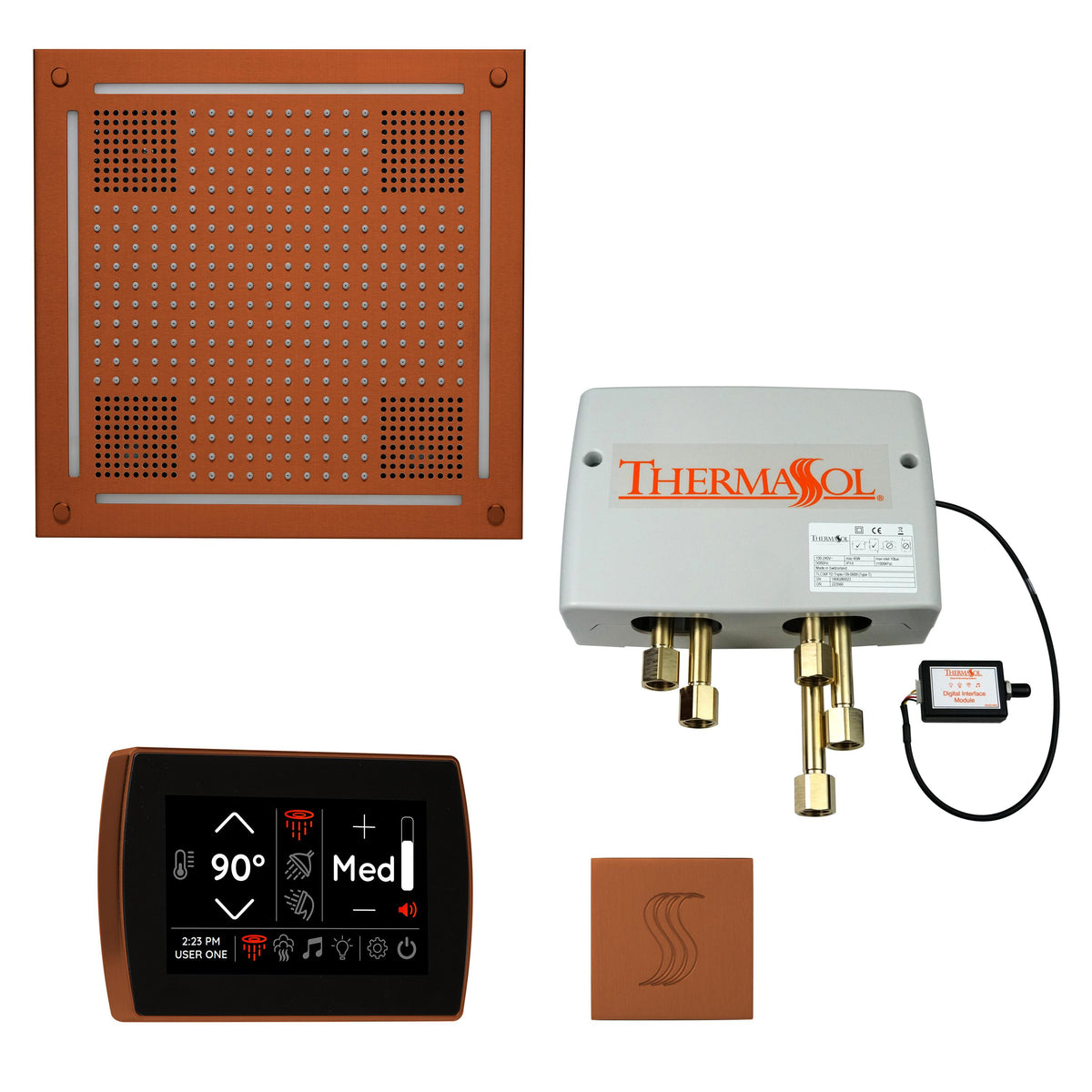 Hydrovive - Modern Shower Kit - TWPHSS-ACOP