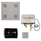Hydrovive - Modern Shower Kit - Satin Chrome - Ceiling/Wall