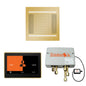 THERMASOL® WH14SP10S-PG WH14SP10S Hydrovive 14 Shower Kit, LCD Display, Square Panel, Polished Gold