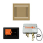 Hydrovive 14 - Shower Kit - Satin Brass - LCD Display