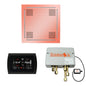 Hydrovive - Whspsr Modern Shower Kit - Copper - Round Panel