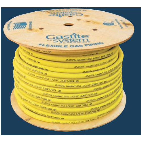 Gastite® FlashShield™ S93-16A4-150 Tubing With Jacket, 1 in, Corrugated Stainless Steel, 150 ft L, ANSI LC1 No 1009875, ASTM A240, CSA Certified, IAPMO File No C-3250, ICC No ESR-1031