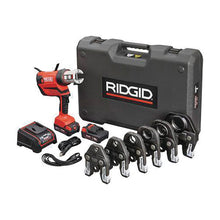 ProPress® 56091 2980.7 Ridgid Standard Press Tool Kit, 1/2 to 2 in, 1/2 to 4 in Capacity, Li-Ion Battery