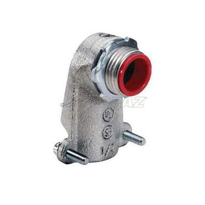 90° Connector - 1/2" Trade - Malleable Iron