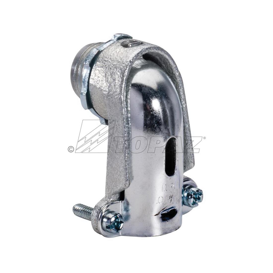 90° Connector - 1/2" Trade - Malleable Iron