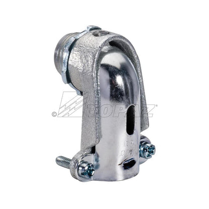 90° Connector - 1/2" Trade - Malleable Iron