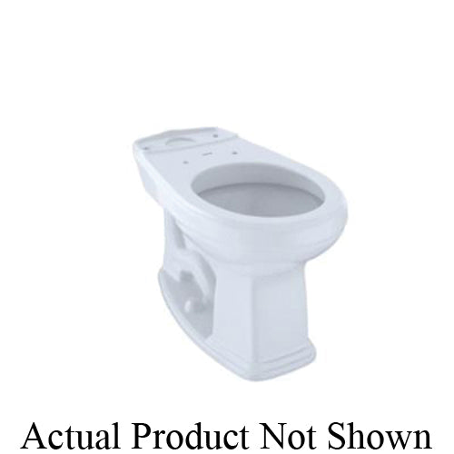 Toto® C423EFG#01 Eco Promenade® Toilet Bowl, Cotton, Round Shape, 12 in Rough-In, 16-1/8 in H Rim, 2-1/8 in Trapway