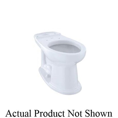 Toto® C754EF Elongated Front Shape, Toto® Elongated Front Shape, 12 in Rough-In, 16-1/8 in H Rim, 2-1/8 in Trapway